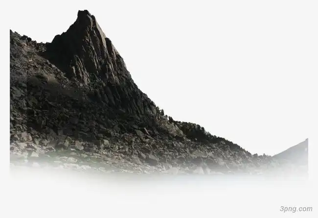 山峰山脉png素材透明免抠图片-城市地标