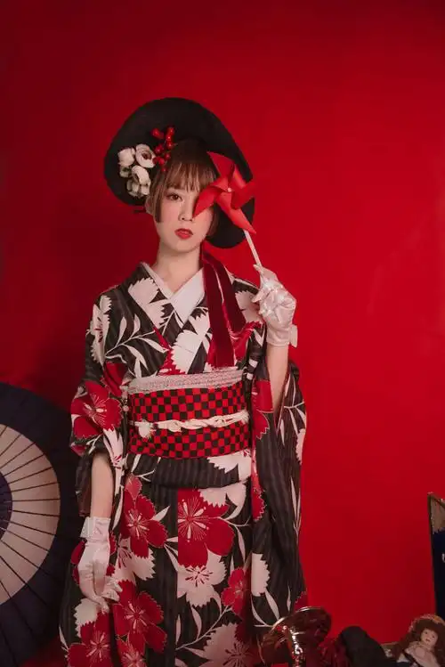 和服写真混搭和装大正浪漫少女私房写真