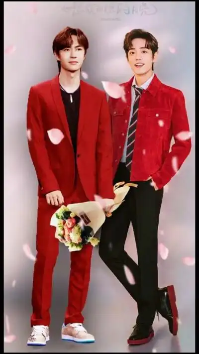 肖战王一博博君一肖并肩于雪山之巅