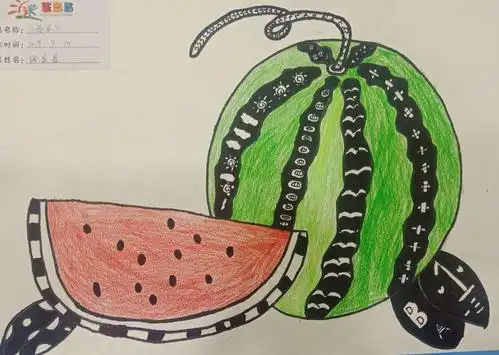 《西瓜》艺多多艺术 周三14:00-15:30 线描课