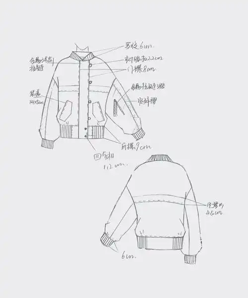 简单的服装设计手稿图