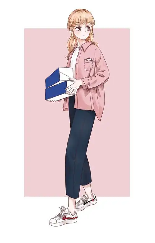 一组最近的漫画人物服饰搭配练习