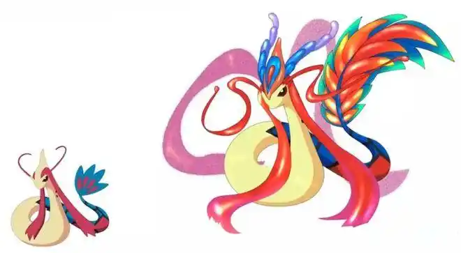 神奇宝贝日月双神兽统统mega进化却不够美纳斯好看