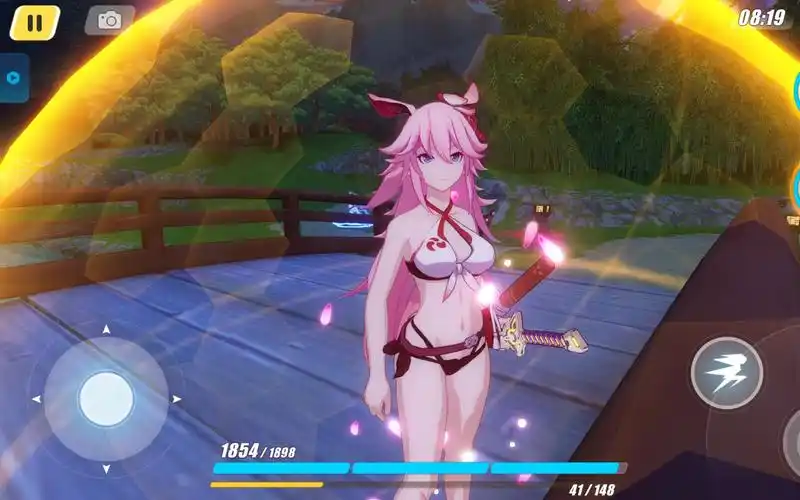 崩坏3泳装八重樱小姐姐3星好感演示