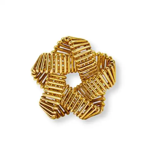 爱马仕(hermes)18k金五角星胸针(约1970年)