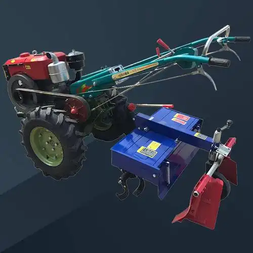 小型手推耕地拖拉机 家用小型手扶拖拉机 农用小型多功能耕田机图片