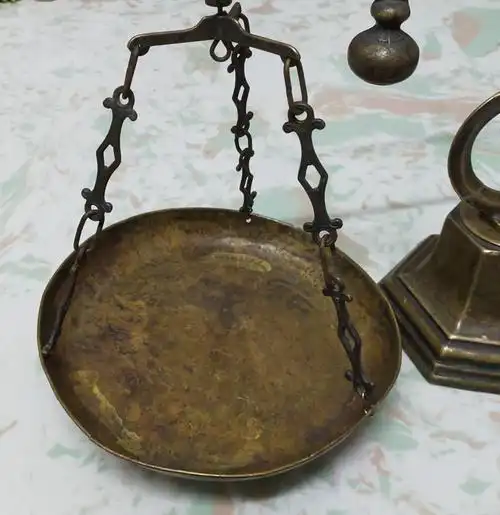 03欧美古董铜称1个已售