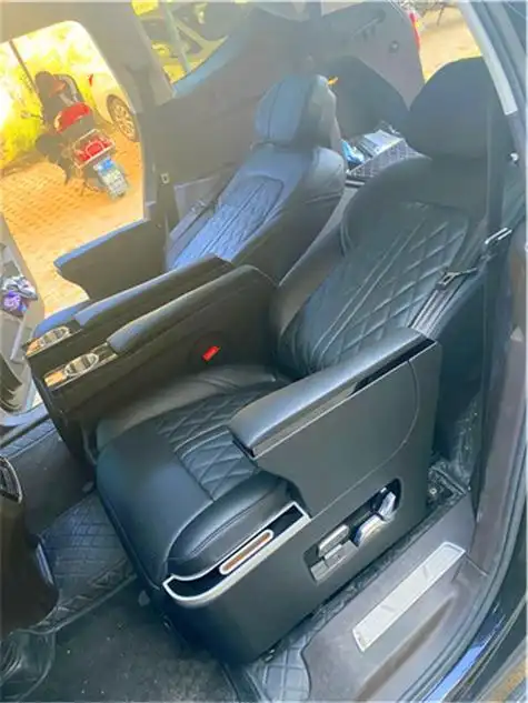 大众途昂改装中排座椅升级航空座椅案例