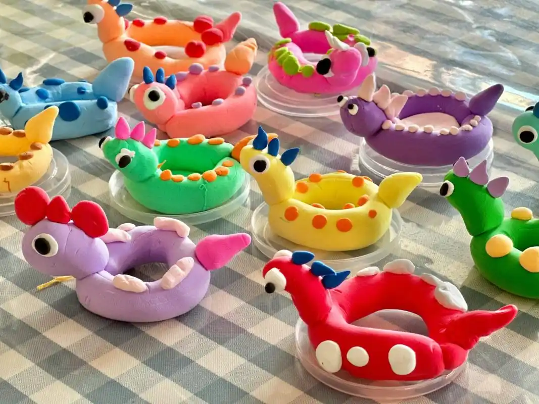 幼儿园小恐龙黏土 中大班恐龙黏土手工