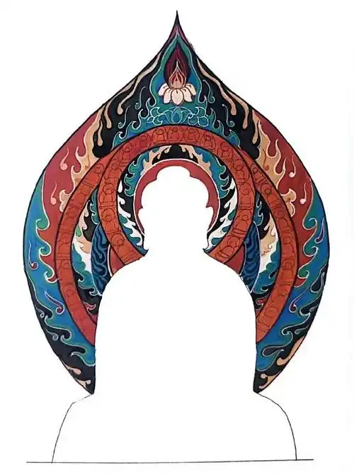 传统纹样敦煌火焰纹