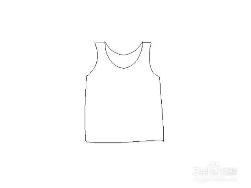 怎样画背心的简笔画