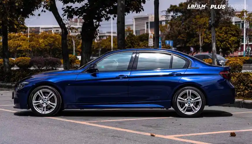 宝马3系lbfilm改色膜原厂漆深海蓝,精致帅气的飒!_搜狐汽车_搜狐网