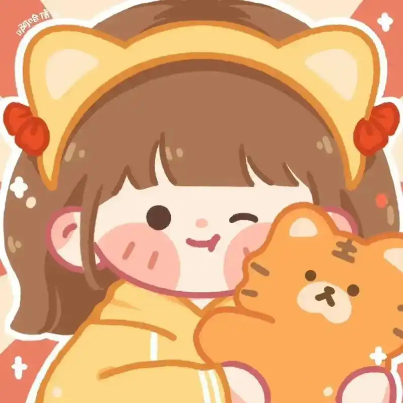 可爱头像 #q版 #情头  - 抖音