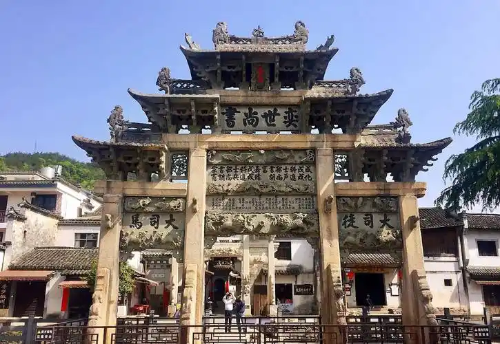 绩溪龙川景区,古代的风水宝地,如今的国家5a级景区_牌坊_宗祠_胡氏