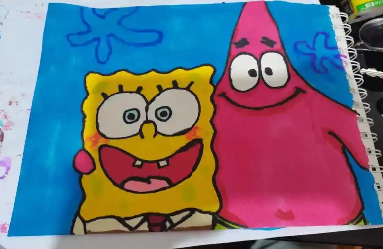 嗨海绵宝宝我们一起去抓水母吧