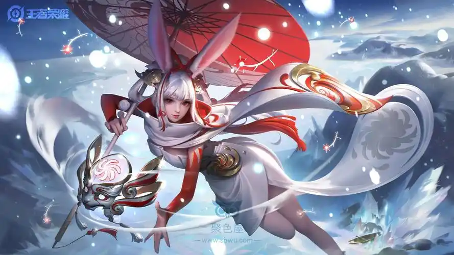 王者荣耀:公孙离·祈雪灵祝去衣图插画图片壁纸
