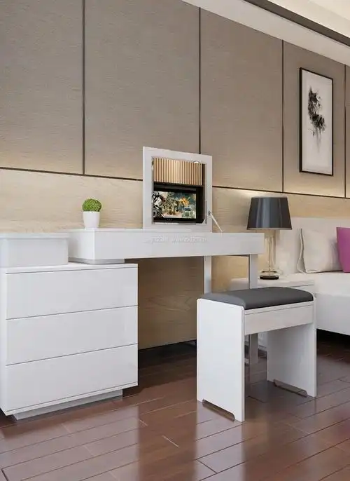 现代卧室梳妆台装修效果图