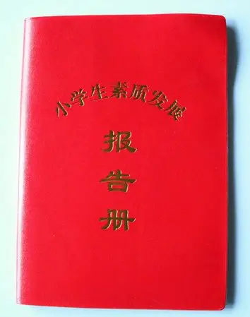 小学生素质发展报告册