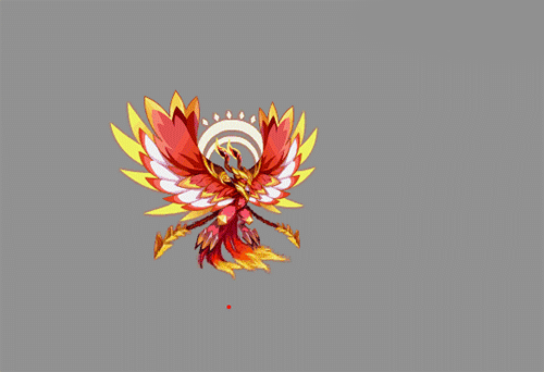 龙斗士圣兽朱雀动态技能展示_龙斗士圣兽朱雀_7k7k龙斗士