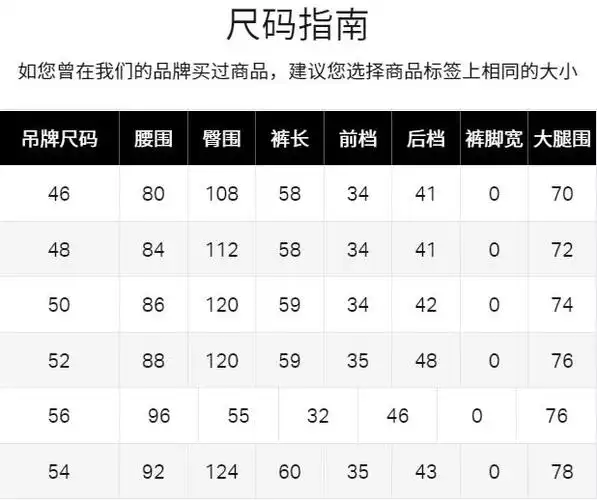 ea7 emporio armani男子t恤-xssml品牌尺码表大全_对照表_选码助手_查