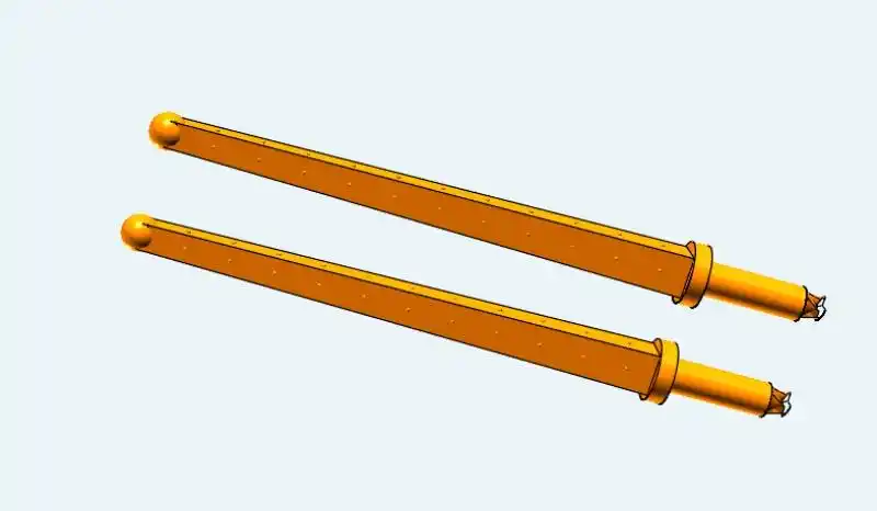 隋唐秦琼熟铜双锏