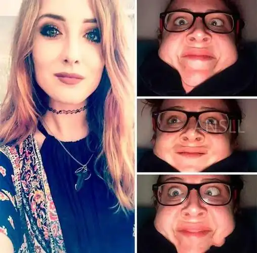 美拍和丑拍的对比照,你绝对认不出左右照片是同一个人!