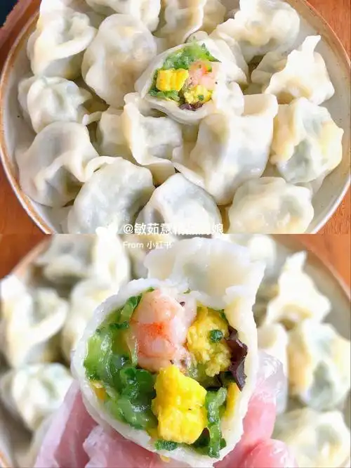 减脂也可以吃的素三鲜饺子真想你们都尝尝