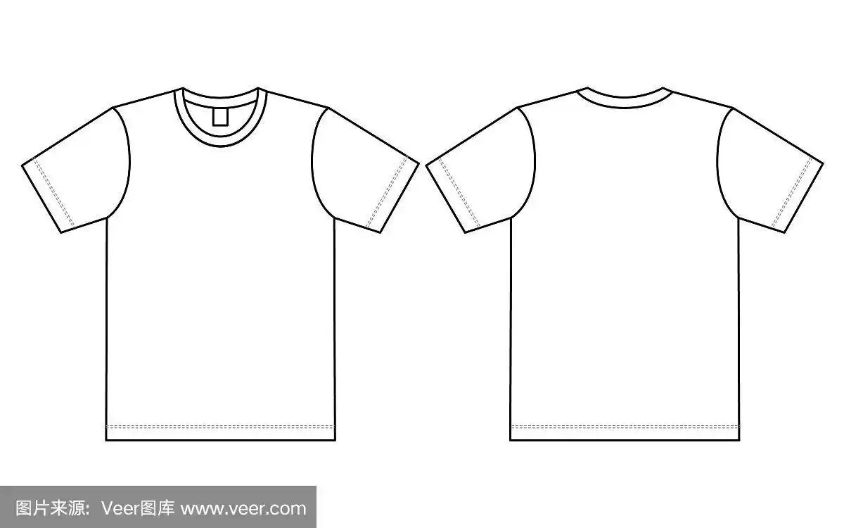 模板,白色,t恤,矢量,毛衣