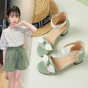 女孩子夏季新款5中大童7女童9运动11软底13凉鞋15岁32码160人付款39