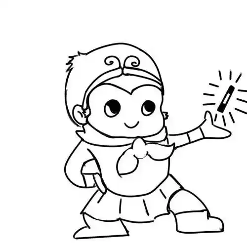 孙悟空的画法 孙悟空怎么画帅气简单