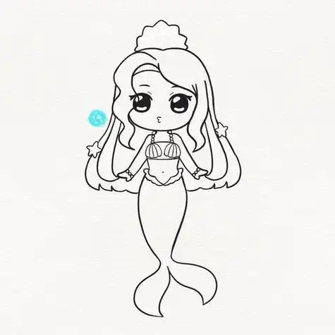 简笔画人物公主好看又简单