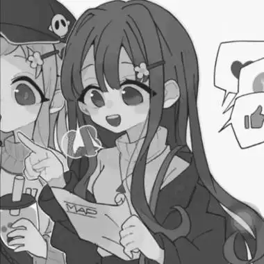 二次元黑白闺蜜头像114张_闺蜜姐妹女生头像_头像屋