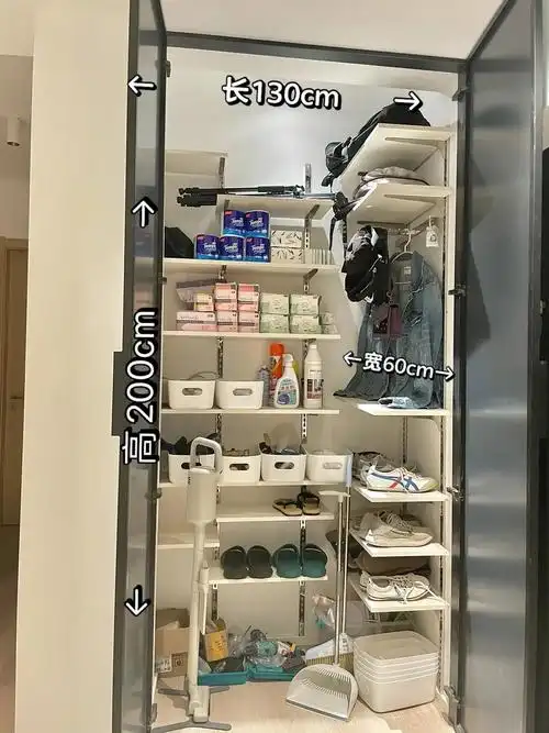 安徽发现一户人家的鞋柜,装法太高明了,网友:堪称收纳狂魔!