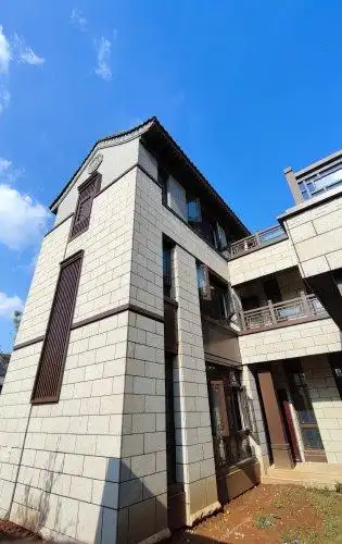 中国院子二期新中式外立面干挂石材