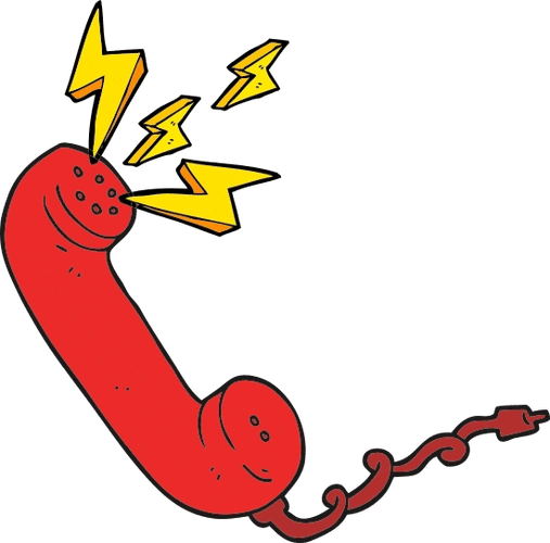 cartoon telephone receiver - 素材 - canva可画