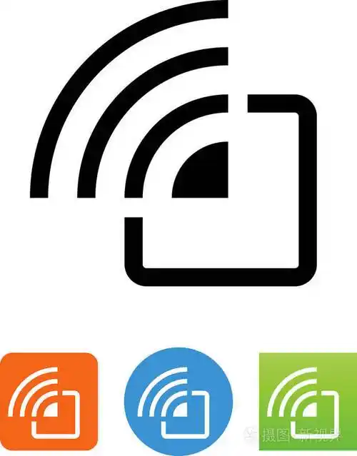 射频识别rfid矢量图标插画-正版商用图片16e8i2-摄图新视界