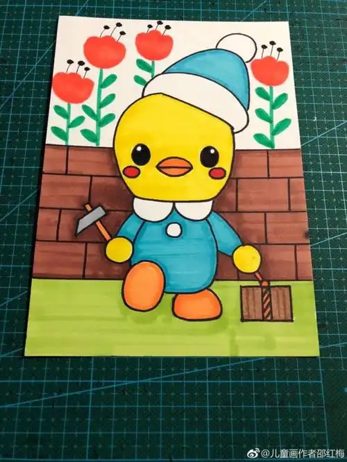 马克笔儿童画简单