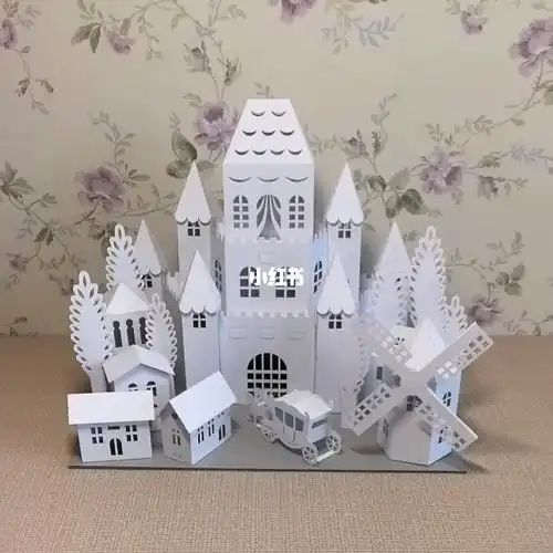 教师基本功大赛立体纸艺手工制作模型很简单