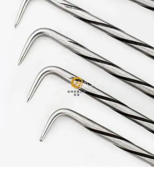 定制新钢筋钩扎钩钢筋绑钩桩心钢耐敲打扎丝钩不锈钢扎钩钢筋钩子 22