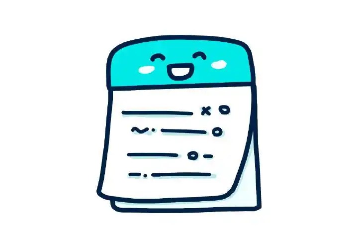 便签纸简笔画画法教程