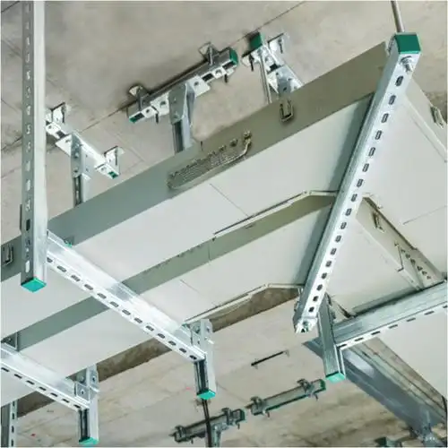 成品抗震支架排水消防暖通桥架侧向双向抗震支吊架弹簧支架管托