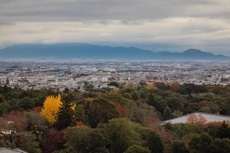 若草山俯瞰奈良市