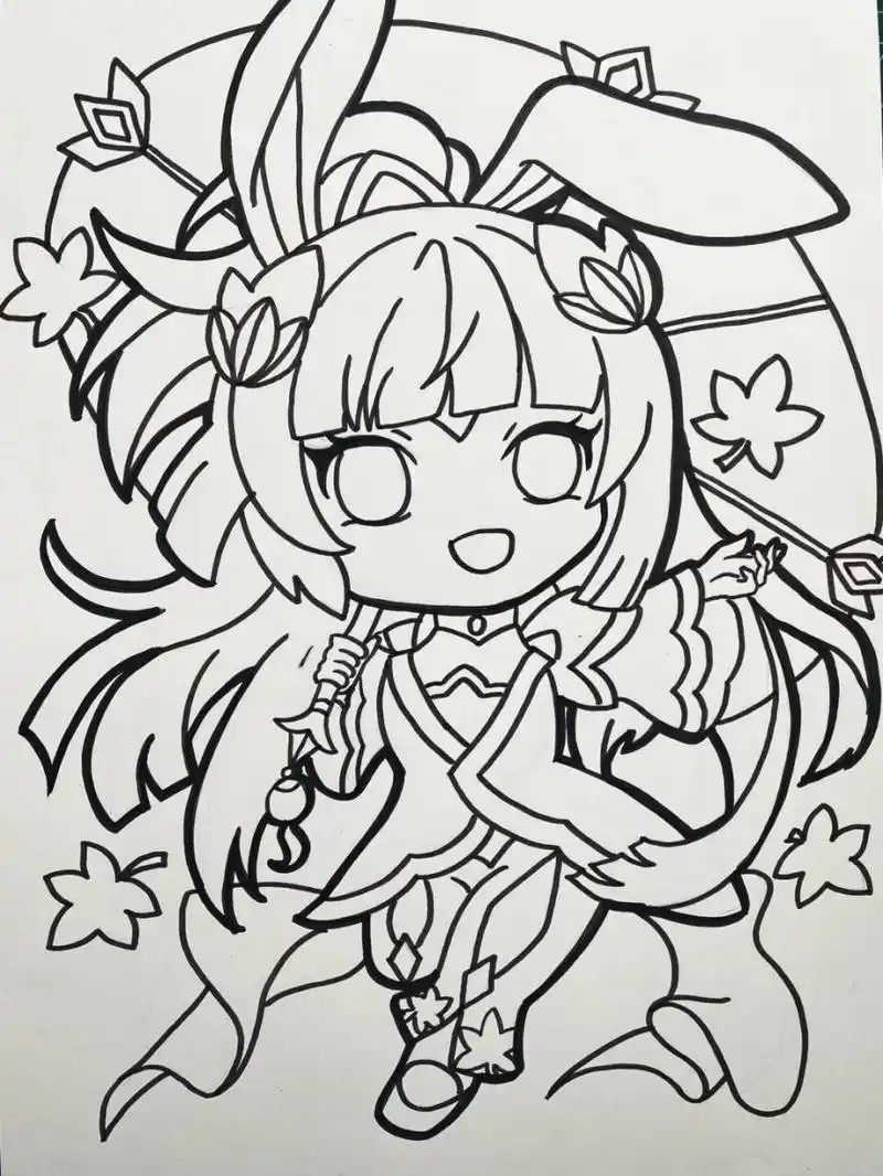 王者荣耀之公孙离 马克笔手绘 王者荣耀游戏人物之公孙离 	 游戏人物