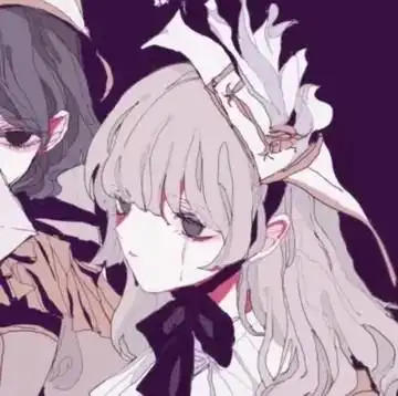 二次元甜美3人闺蜜头像