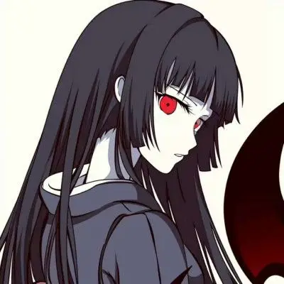 红眼病女嗜血女生头像_卡通动漫头像_我要个性网