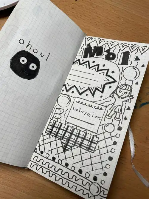 黑白手帐系列moi