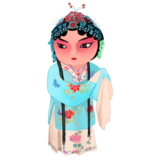 戏曲卡通人物原创