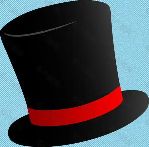 黑色魔术帽子免抠png透明图层素材