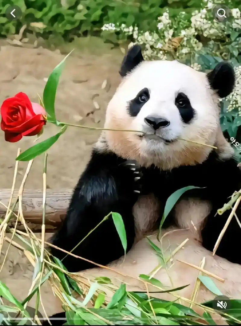 大熊猫福宝.姜爷爷写给福宝的:"迎来一个生命体的诞 生,一起 - 抖音