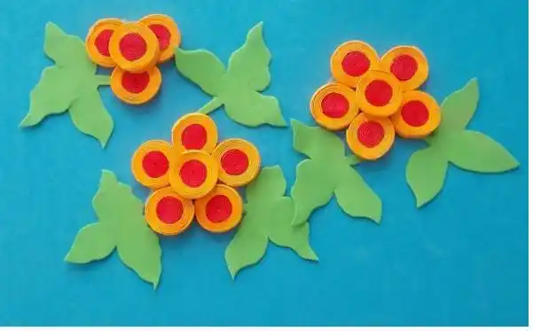 教师节4到5岁幼儿手工制作花朵的简单介绍